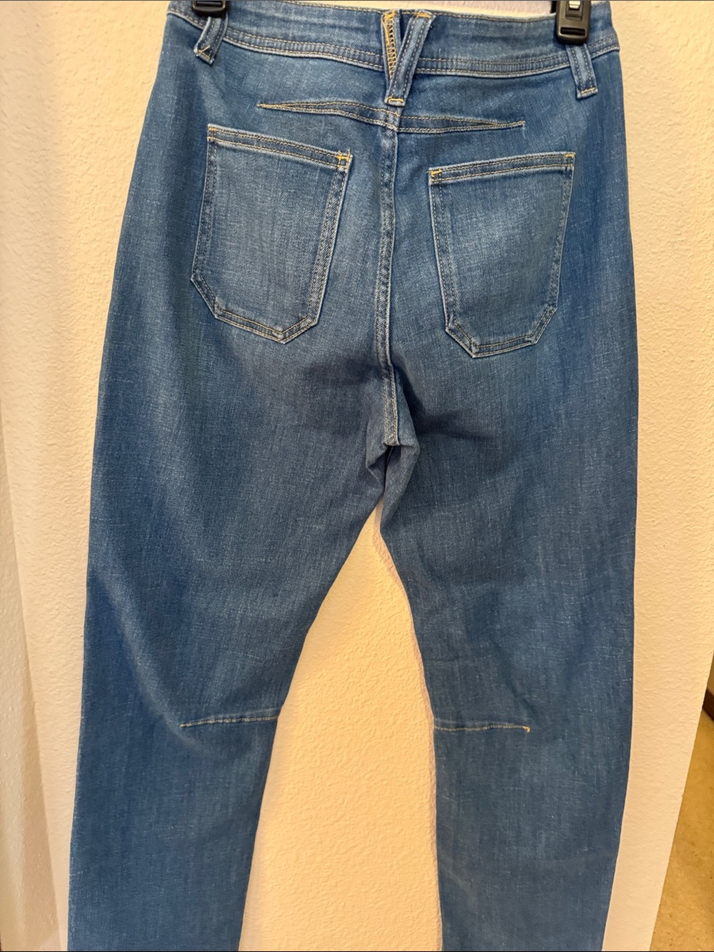 Sundance Agnes Denim Relaxed Patch-Pocket Jeans in Blue-NWT - Picture 7 of 7